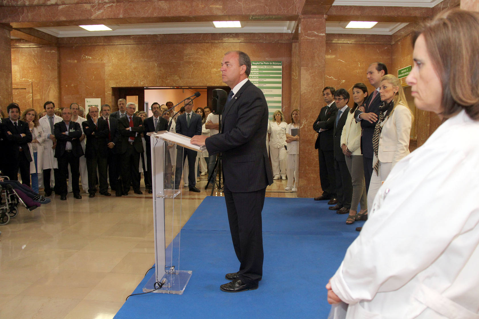 Inauguración de la Unidad de Gestión de Ensayos Clínicos del Hospital San Pedro de Alcántara