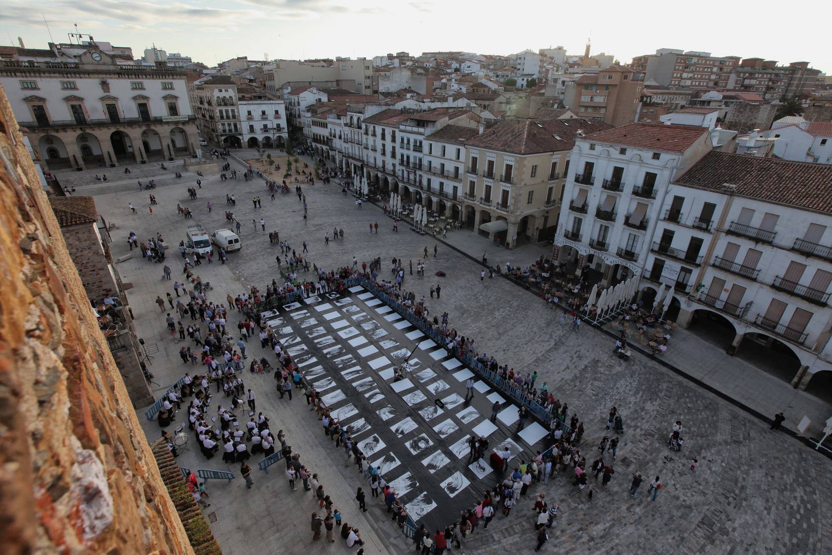 Muletazos en la Plaza Mayor de Cáceres
