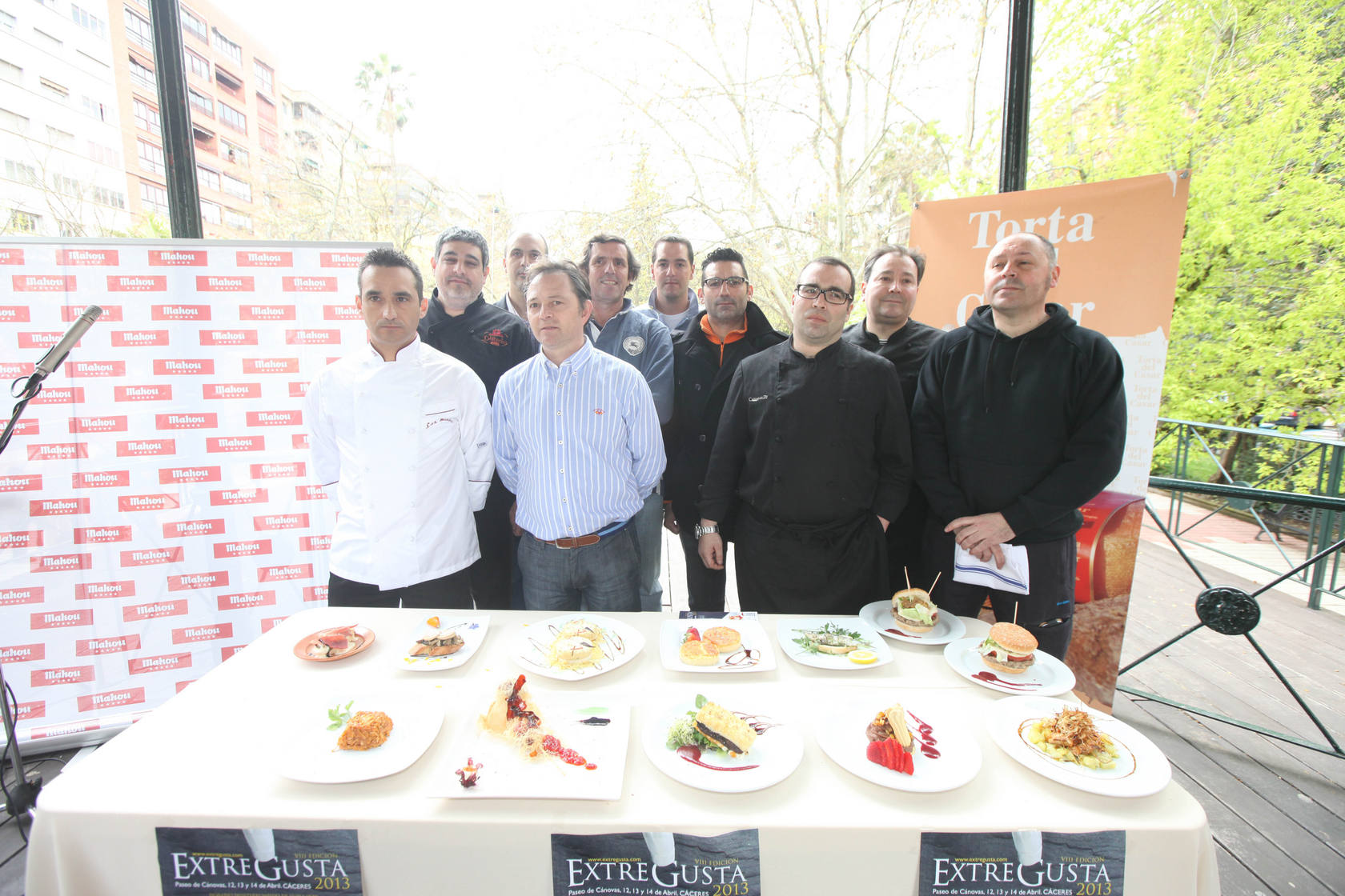 Presentación de algunas tapas de Extregusta 2013