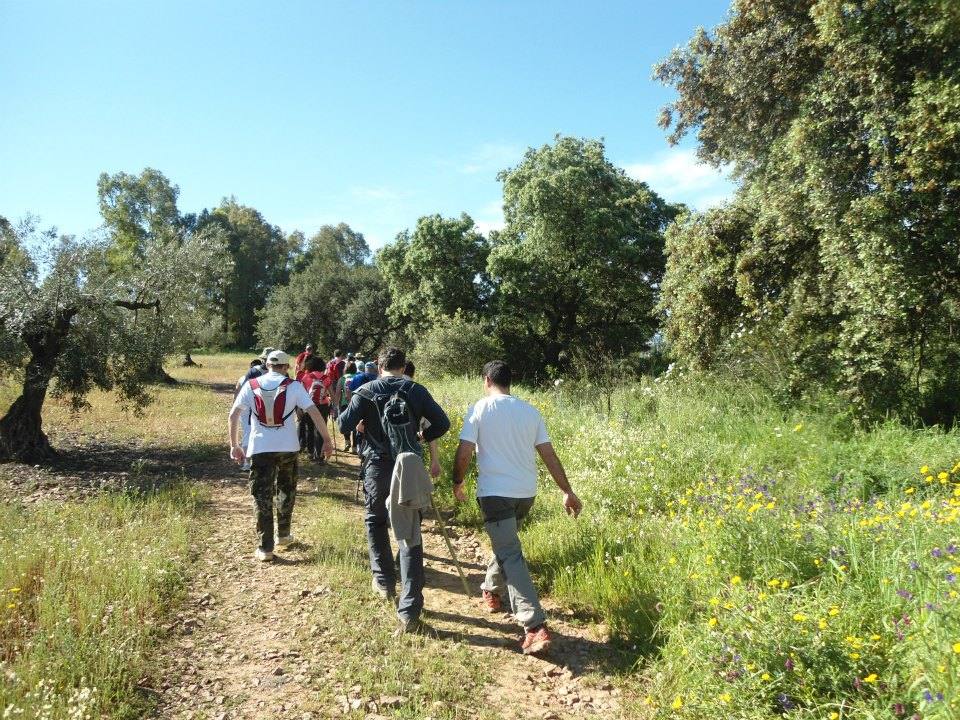 Caminata hasta la casa de Luis Chamizo en Guareña