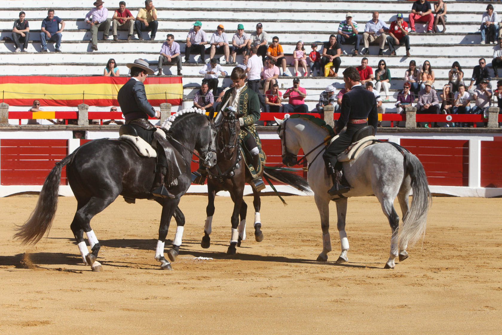 Entretenida tarde de rejones en Cáceres