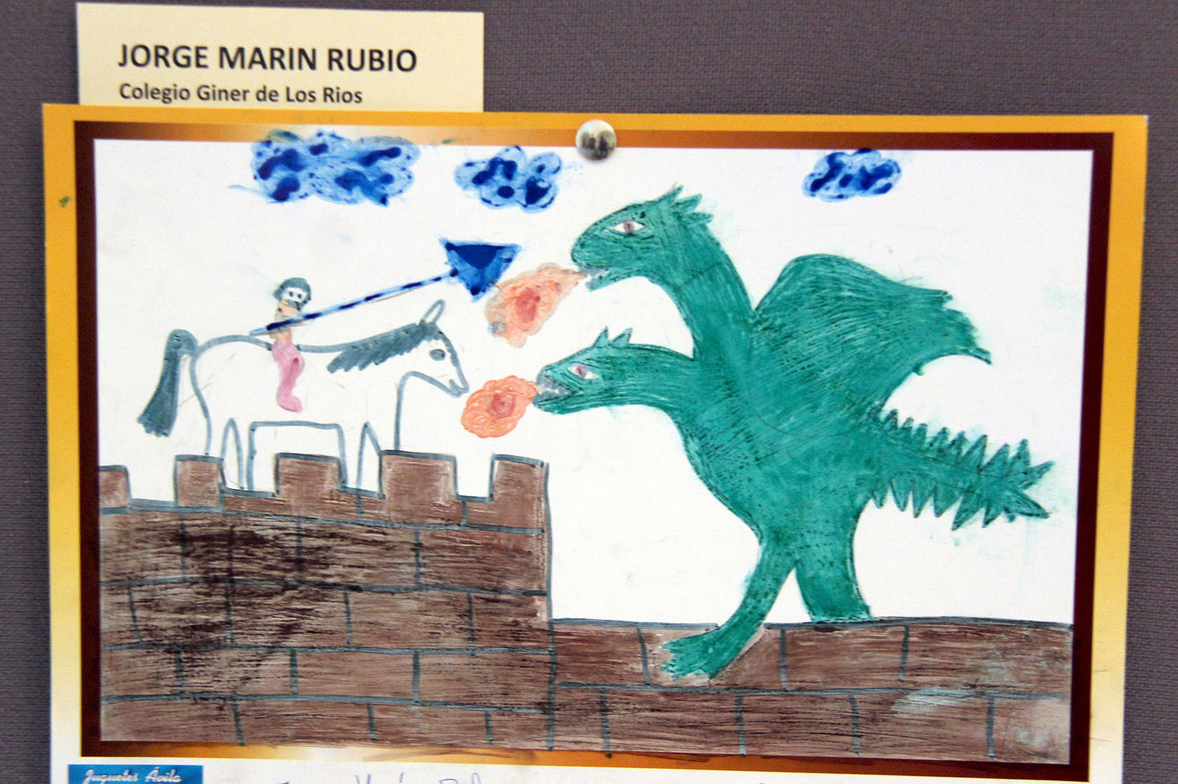 Concurso de dibujo infantil San Jorge
