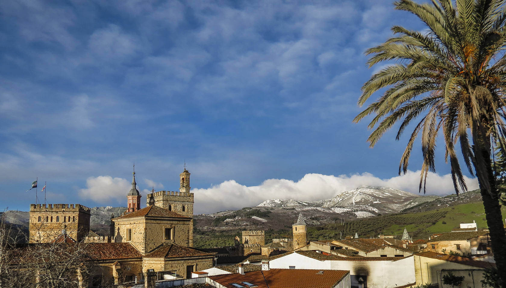 Primera gran nevada en Extremadura