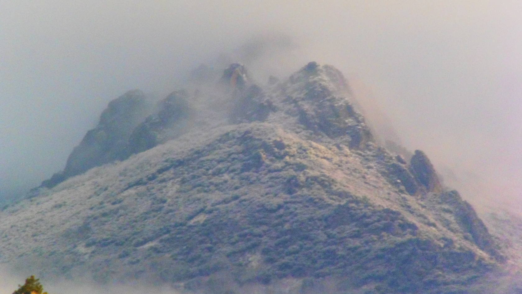 Nieve primaveral en Extremadura