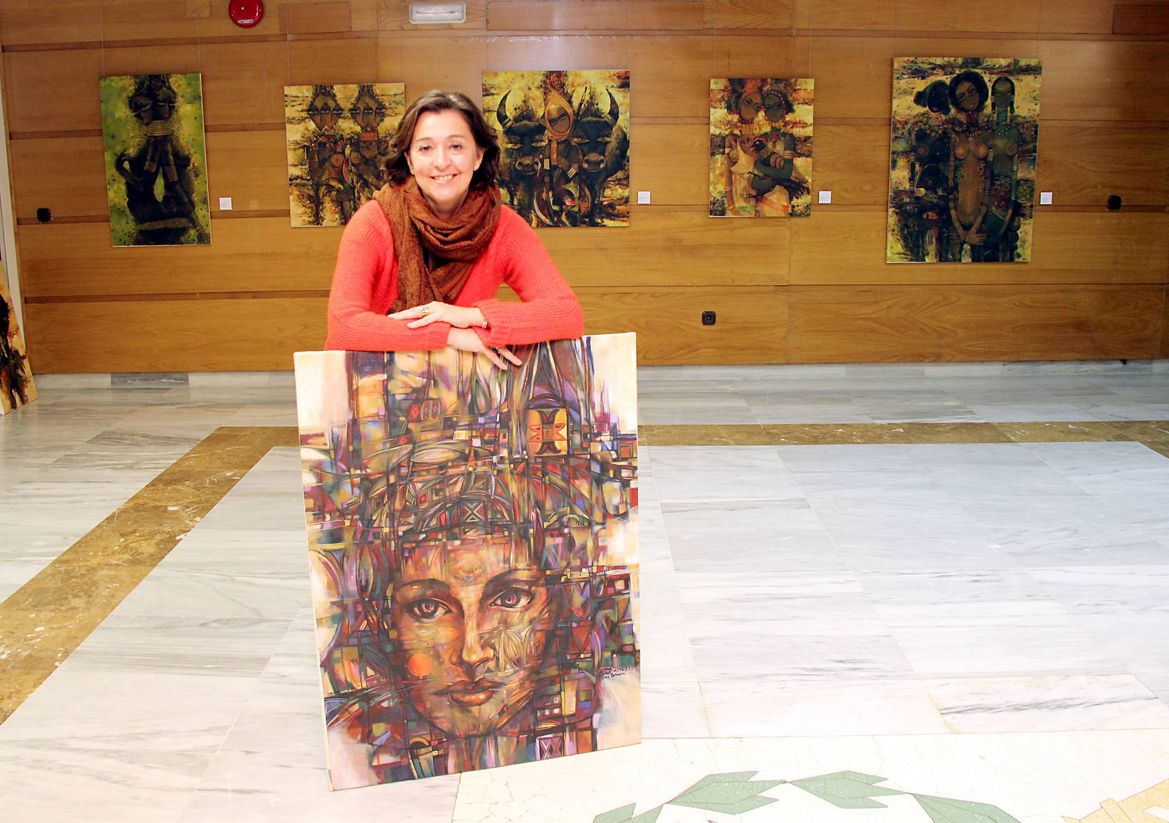 Exposición 'Madre África', en el colegio de Arquitectos Técnicos
