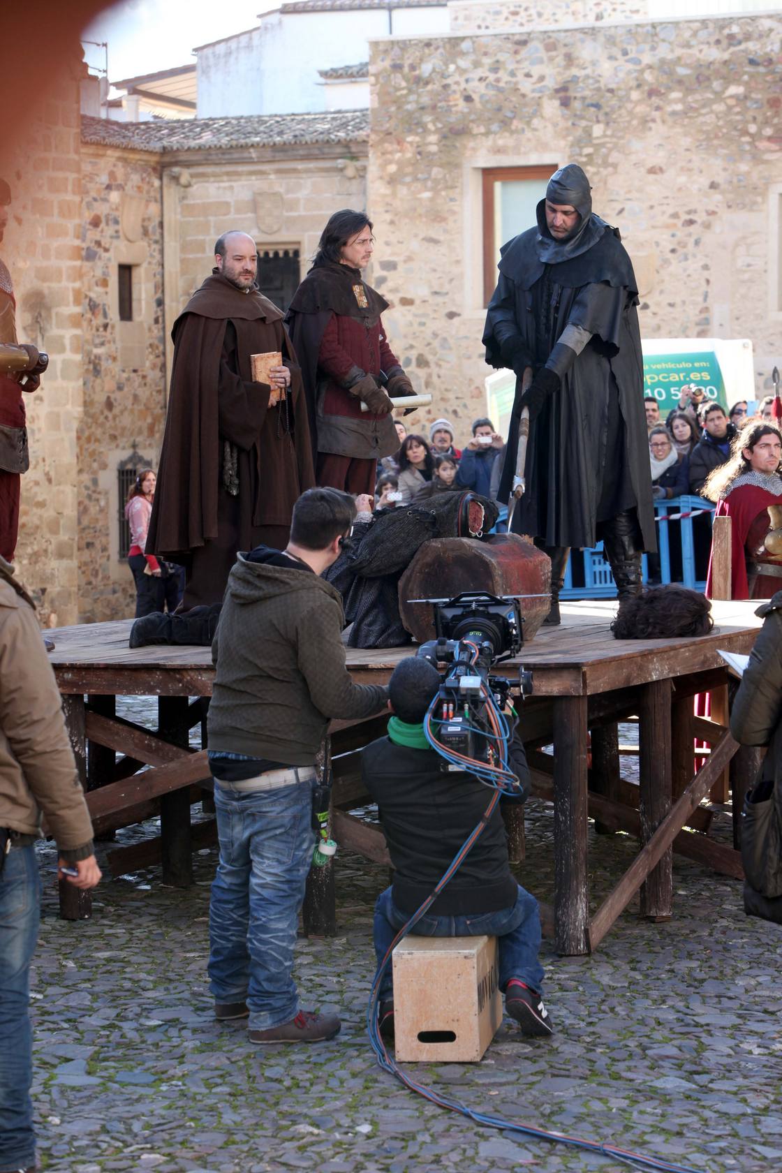 Rodaje de la segunda temporada de 'Isabel' en Cáceres