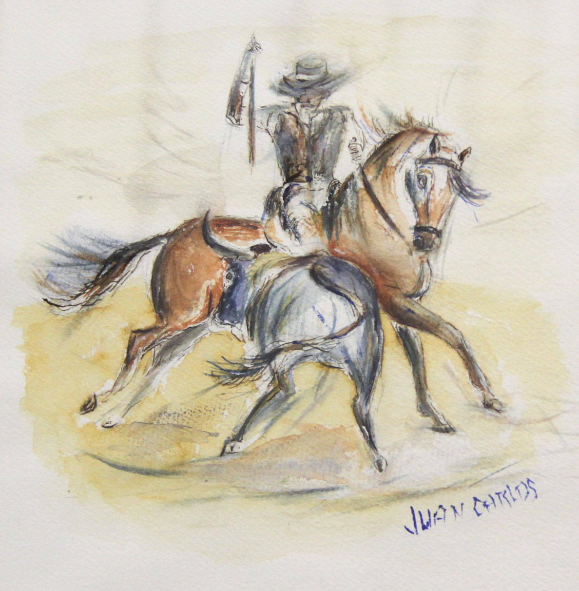 Exposición de pinturas de Juan Carlos Pérez en el Ateneo de Cáceres