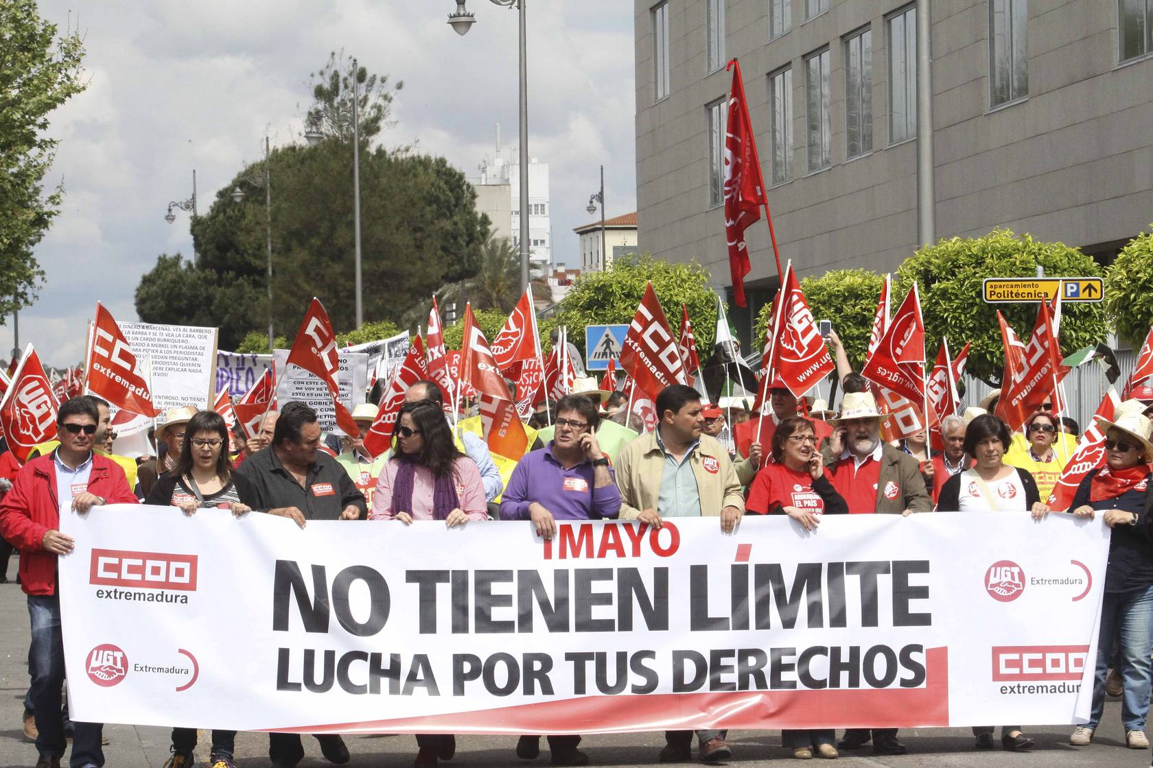 Manifestaciones del 1 de Mayo en Extremadura