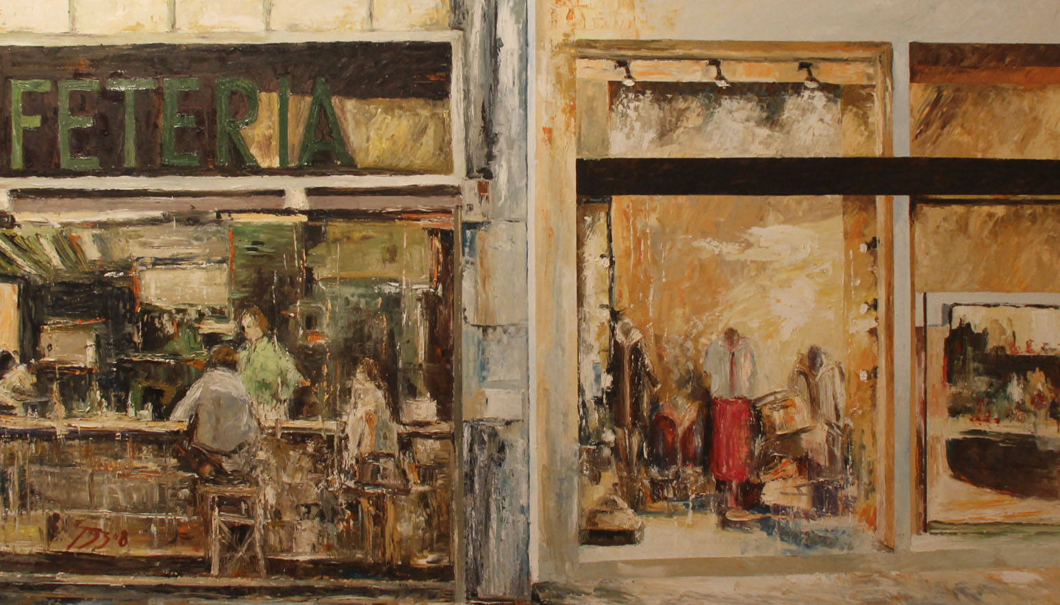 'Paisajes urbanos', de Antonio Gázquez, en el Palacio de las Cigüeñas
