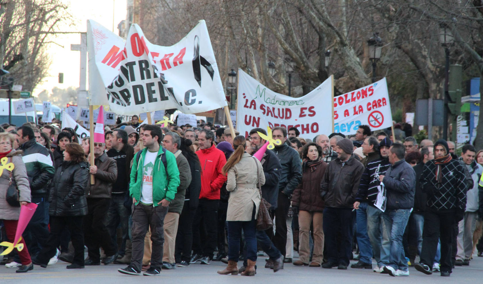 Extremadura clama contra los recortes y la corrupción política
